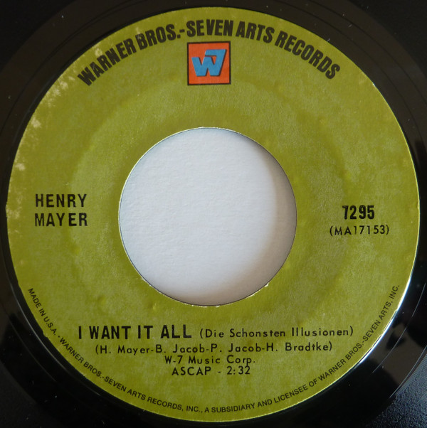 descargar álbum Henry Mayer - I Want It All