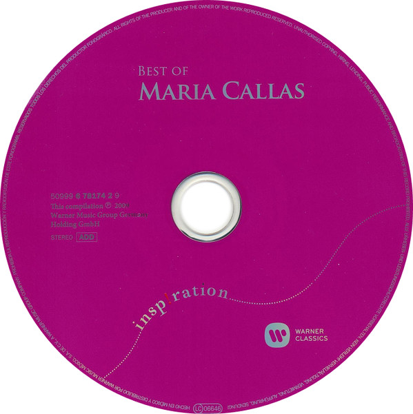 télécharger l'album Maria Callas - Best Of Maria Callas