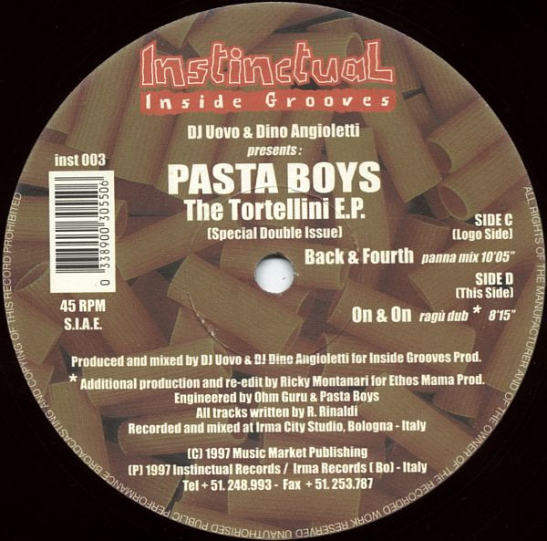 télécharger l'album Pastaboys - Pasta Boys The Tortellini ep Special Double Issue