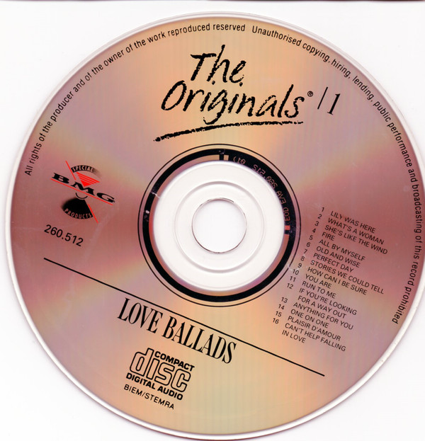 lataa albumi Various - The Originals 1 Love Ballads