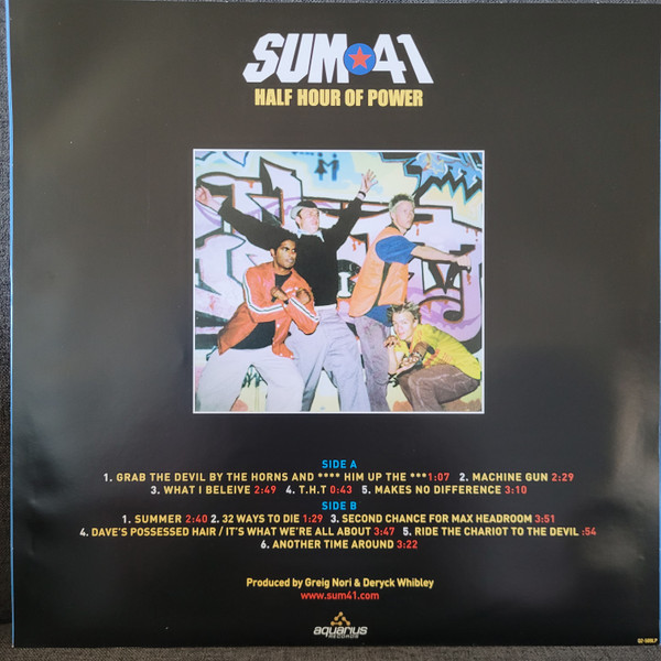 Sum 41 - Half Hour Of Power | Aquarius Records (Q2589LP) - 4