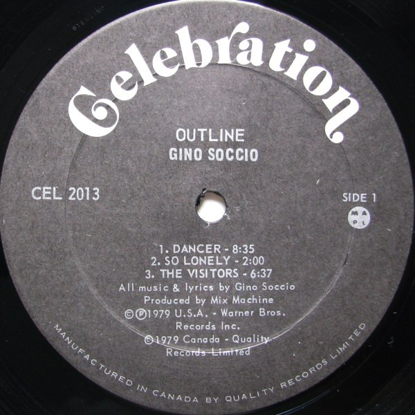 Gino Soccio - Outline | Celebration (CEL 2013) - 3