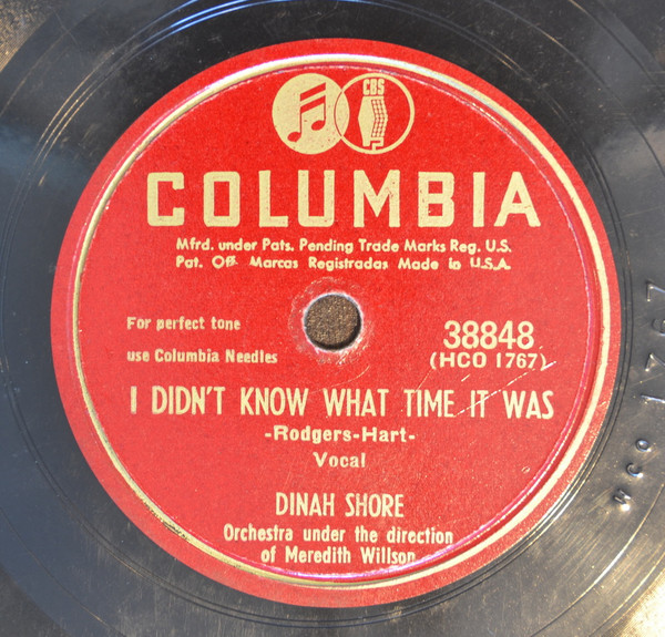 lataa albumi Dinah Shore - Ill Always Love You I Didnt Know What Time It Was