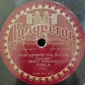 Ernest Stoneman - Pass Around The Bottle / Bully Of The Town album cover