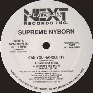 télécharger l'album Supreme Nyborn - Can You Handle It