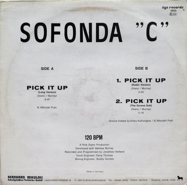 lataa albumi Sofonda C - Pick It Up