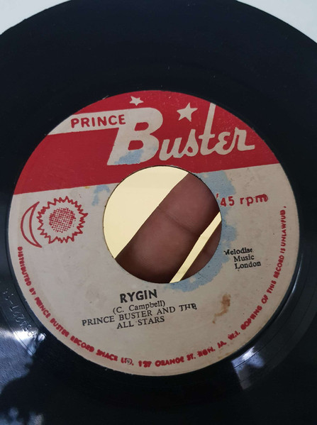 Prince Buster All Stars - Ryging / Ten Commandments | Releases 