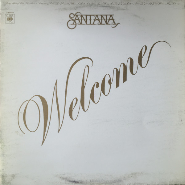 Обложка конверта виниловой пластинки Santana - Welcome