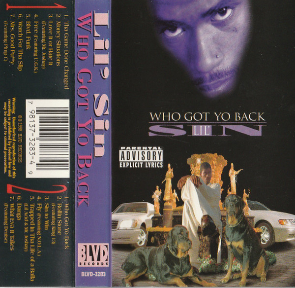 Lil' Sin – Who Got Yo Back (1998, Cassette) - Discogs