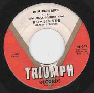 Little Marie Allen - Humdinger / Oh, Oh, I'm In Love album cover