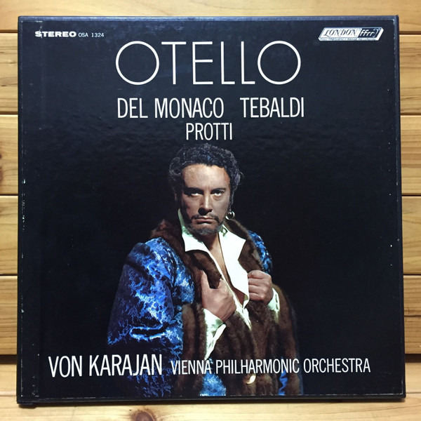 last ned album Giuseppe Verdi, Del Monaco, Tebaldi, Protti, Von Karajan, Vienna Philharmonic Orchestra - Otello