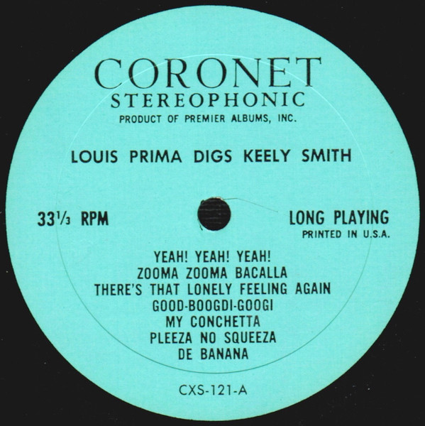 lataa albumi Louis Prima & Keely Smith - Louis Prima Digs Keely Smith