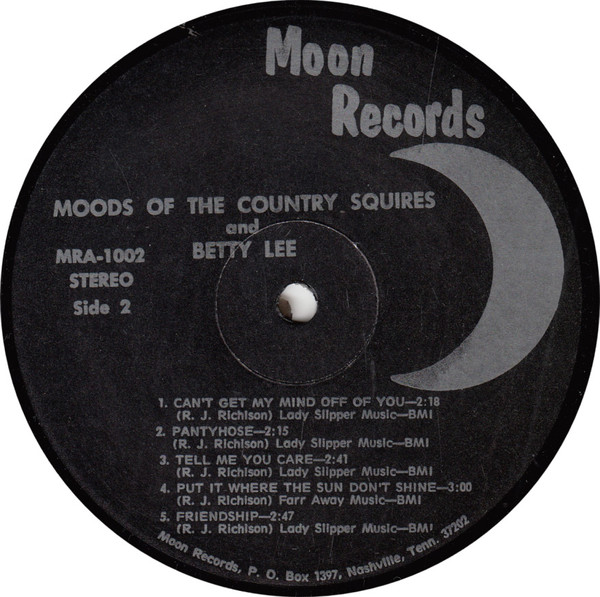 lataa albumi The Country Squires - Moods Of The Country Squires And Betty Lee