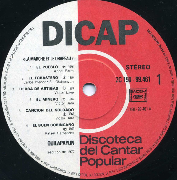 Album herunterladen Quilapayún - La Marche Et Le Drapeau