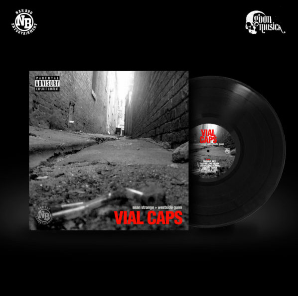 Sean Strange, WestsideGunn – Vial Caps (2021, Black vinyl, Vinyl 