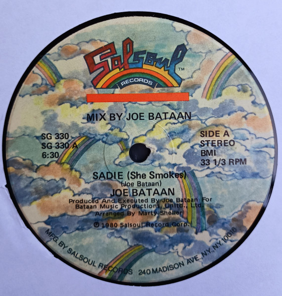 Joe Bataan – Sadie (She Smokes) (1980, Vinyl) - Discogs