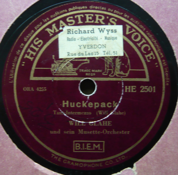 télécharger l'album Will Glahé Und Sein MusetteOrchester - Huckepack