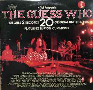 The Guess Who - 20 Greatest Hits album cover