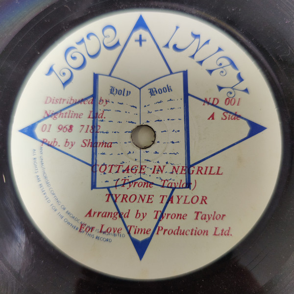 TYRONE TAYLOR " COME TO ME " 12" REGGAE J&W