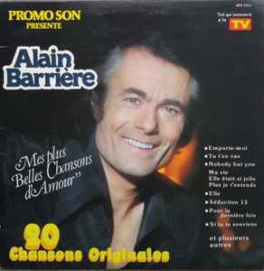 Alain Barrière - Mes Plus Belles Chansons D'Amour album cover