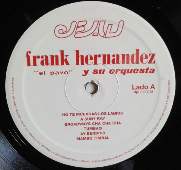 descargar álbum Frank Hernandez El Pavo Y Su Orquesta - Frank Hernandez El Pavo Y Su Orquesta