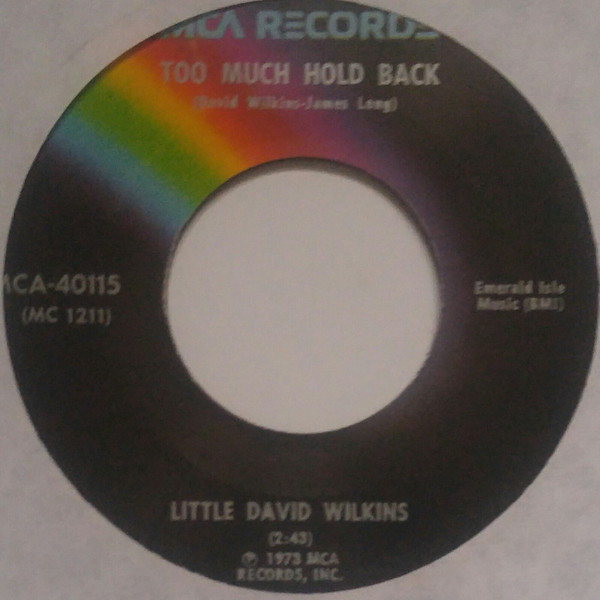 baixar álbum Little David Wilkins - Too Much Hold Back