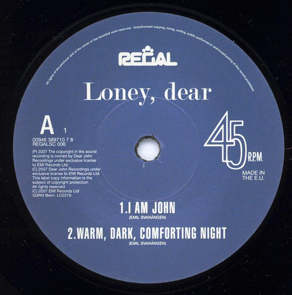 descargar álbum Loney, Dear - I Am John