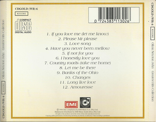 descargar álbum Olivia NewtonJohn - Gold Greatest Hits Collection