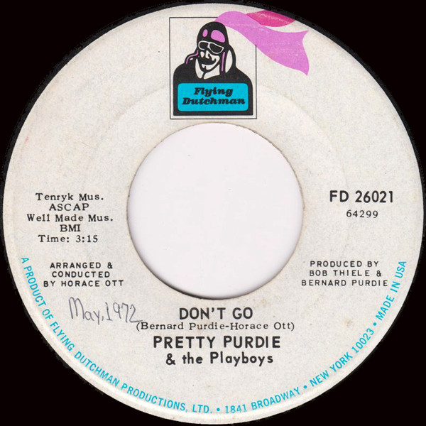 baixar álbum Pretty Purdie & The Playboys - Dont Go Song For Aretha