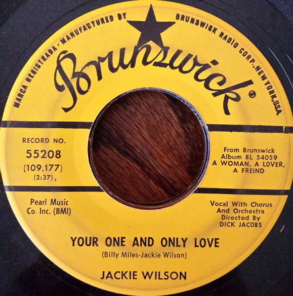 Jackie Wilson – Your One And Only Love / Please Tell Me Why (1961