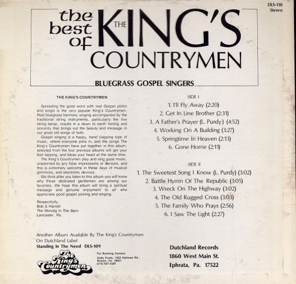 last ned album The King's Countrymen - The Best Of The Kings Countrymen