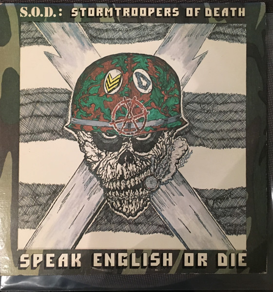 S.O.D.: Stormtroopers Of Death – Speak English Or Die (1985, Vinyl 