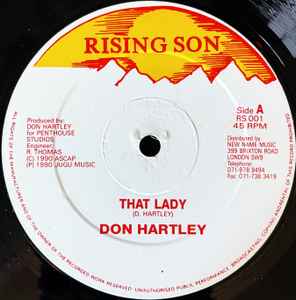 Don Hartley - That Lady / Come To Me album cover