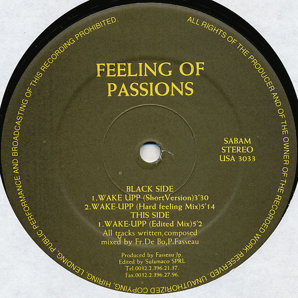 last ned album Feeling Of Passions - Wake Upp