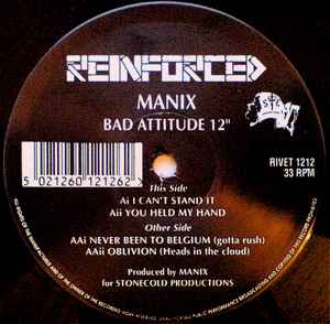 Bad Attitude 12" - Manix