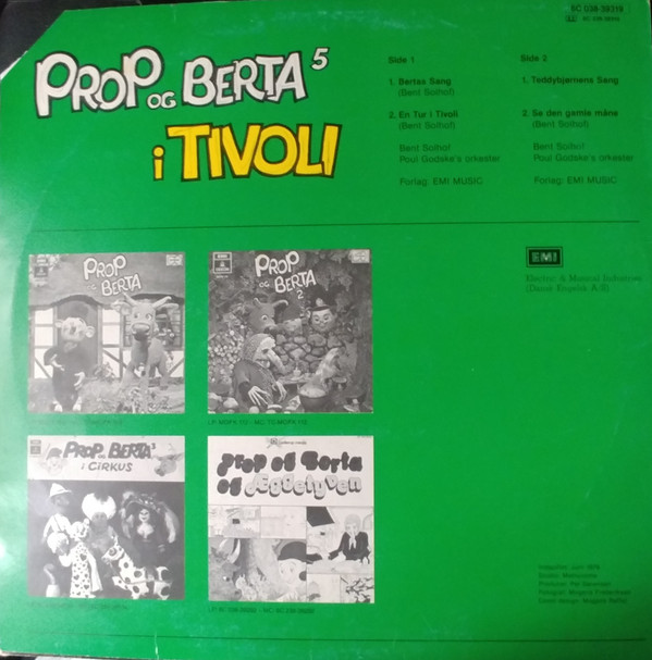 lataa albumi Bent Solhof - Prop Og Berta 5 I Tivoli