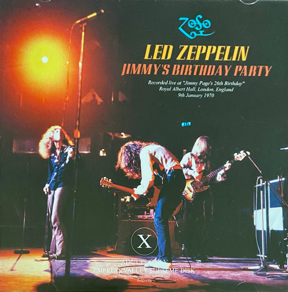 afbalanceret Opfylde sydvest Led Zeppelin - Royal Albert Hall | Releases | Discogs