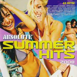 Various - Absolute Summer Hits 2008 album cover