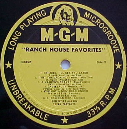 Album herunterladen Bob Wills & His Texas Playboys - Ranch House Favorites