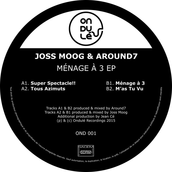 ladda ner album Joss Moog & Around7 - Ménage À 3 EP
