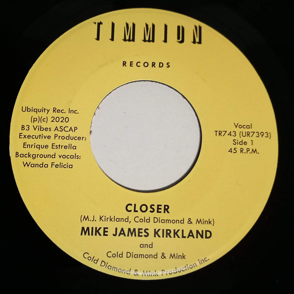 Mike James Kirkland and Cold Diamond & Mink – Closer (2020, Vinyl