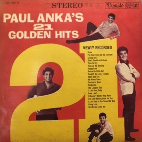 Paul Anka – Paul Anka's 21 Golden Hits (1970, Vinyl) - Discogs