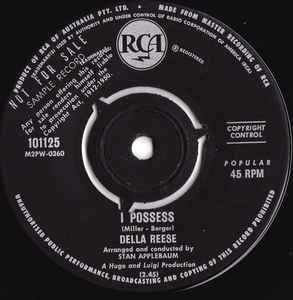 Della Reese I Possess 1961 Vinyl Discogs