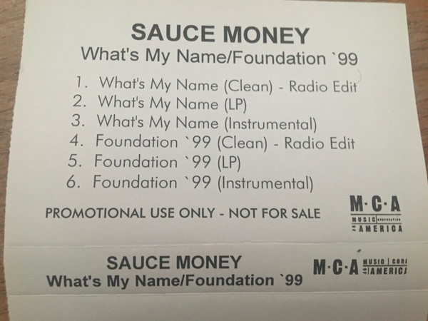 baixar álbum Sauce Money - Whats My Name Foundation