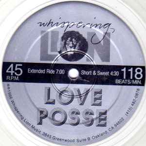 Whispering Lion - Love Posse / Rock Steady Party album cover
