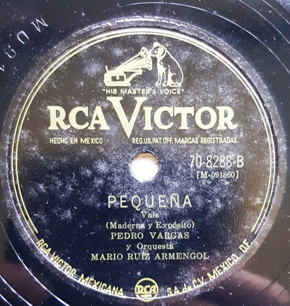 lataa albumi Pedro Vargas Y Orquesta Mario Ruiz Armengol - Pecado Pequeña
