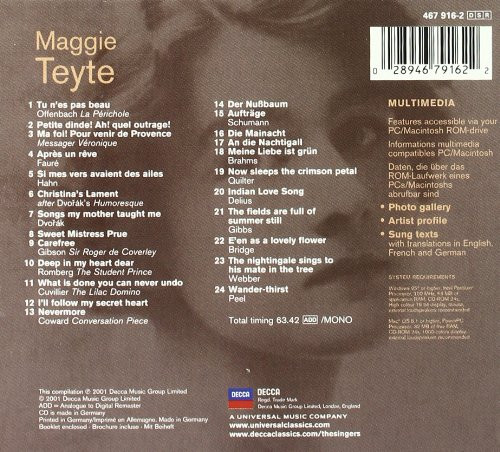 lataa albumi Maggie Teyte - The Singers Maggie Teyte
