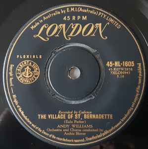 Andy Williams - The Village Of St. Bernadette album cover