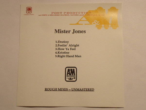 last ned album Mister Jones - Mister Jones Rough Mixes