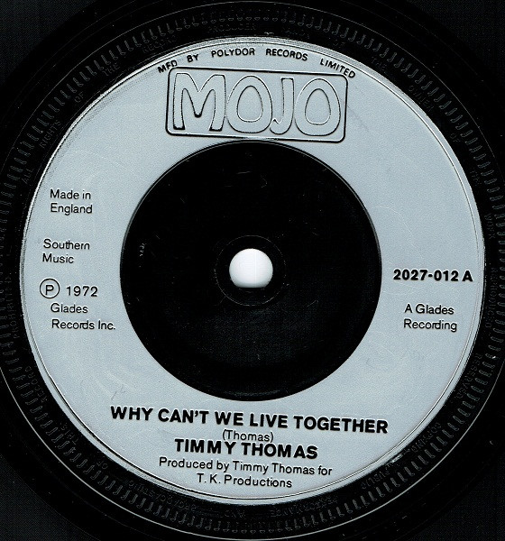 Timmy Thomas - Why Can't We Live Together | Releases | Discogs